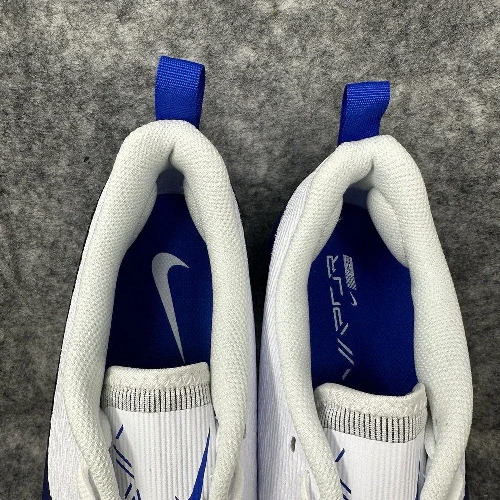 Nike Vapor Edge Speed 360 2 Football Cleats Mens Size 13.5 White Blue FQ4045-105
